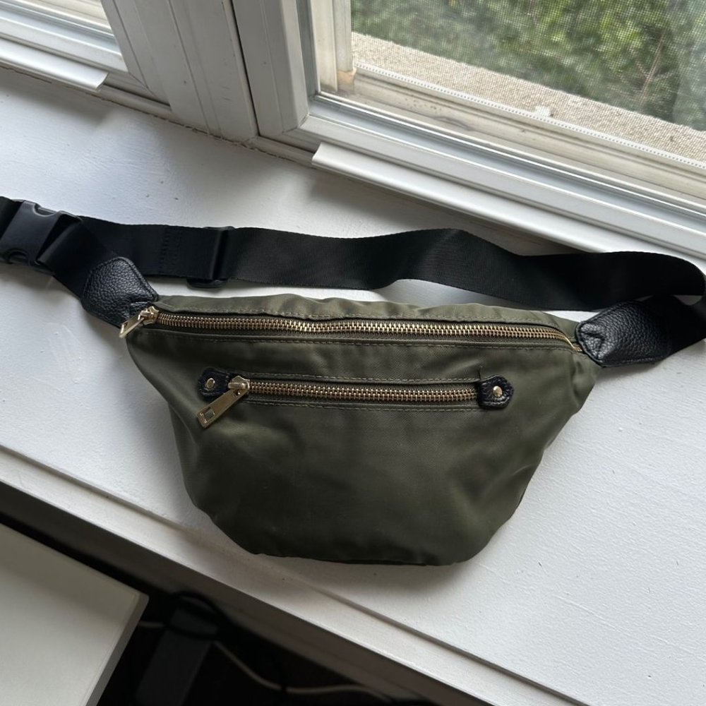 Olive Green Crossbody Bag / Fannypack